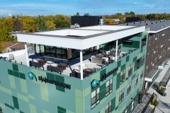 Pioneer Place Apartments and Commercial space West Fargo rooftop patio