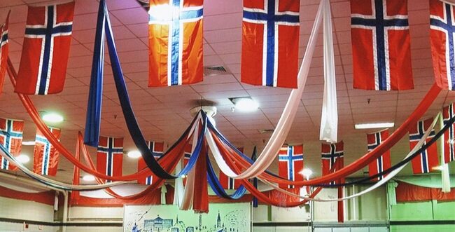 Norsk Høstfest Norwegian Flag photo