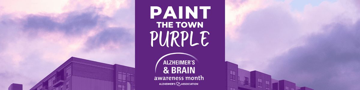 Paint the Town Purple Blog header
