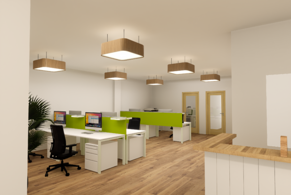 Space A executive office suite renderings
